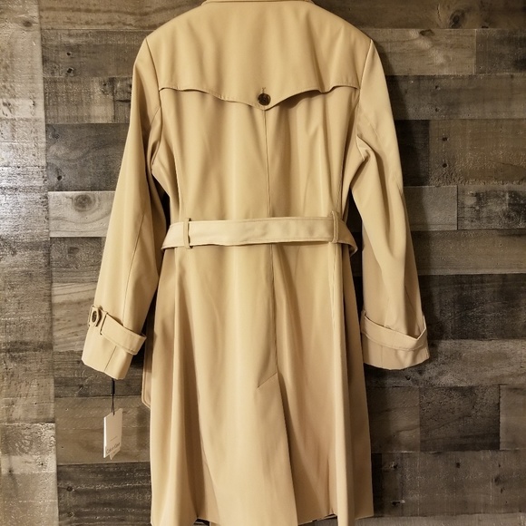Calvin Klein Double Breasted Belted TrenchCoat - Picture 5 of 7